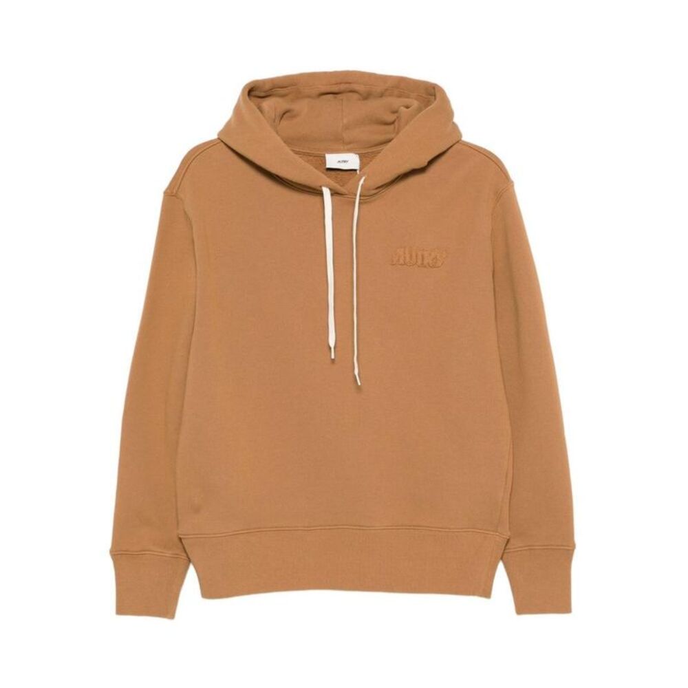 AUTRY Men's Cotton Terry Hoodie Women M1HNWALNUT Sweaters & Knitwear
